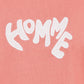 ‘Homme’ Baby Pink Cotton Shirt