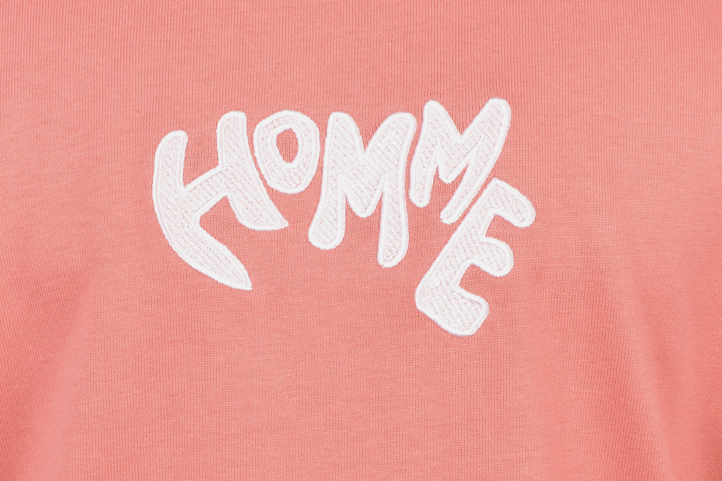 ‘Homme’ Baby Pink Cotton Shirt