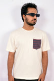 White Cotton Shirt with Pocket