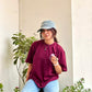 Maroon Cotton T-Shirt